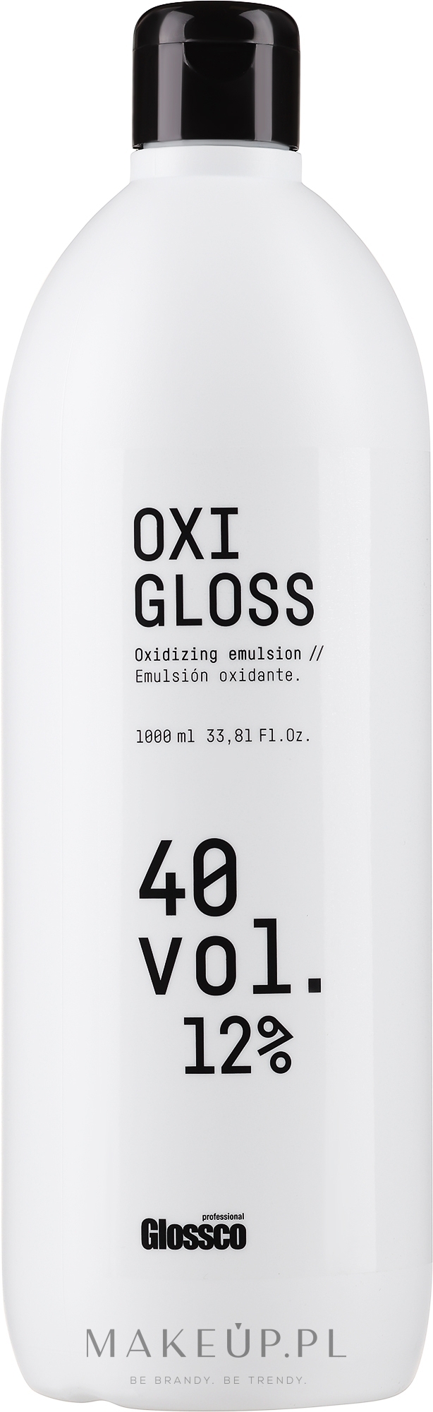 Utleniacz do włosów - Glossco Color Oxigloss 40 Vol  — Zdjęcie 1000 ml