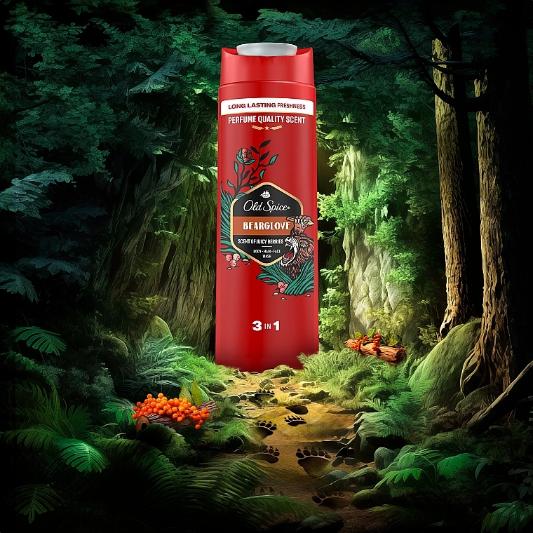 Żel pod prysznic i szampon 2 w 1 dla mężczyzn - Old Spice Bearglove Shower Gel + Shampoo 2-in-1 — Zdjęcie N9