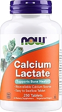 Suplement diety Mleczan wapnia - Now Foods Calcium Lactate — Zdjęcie N1