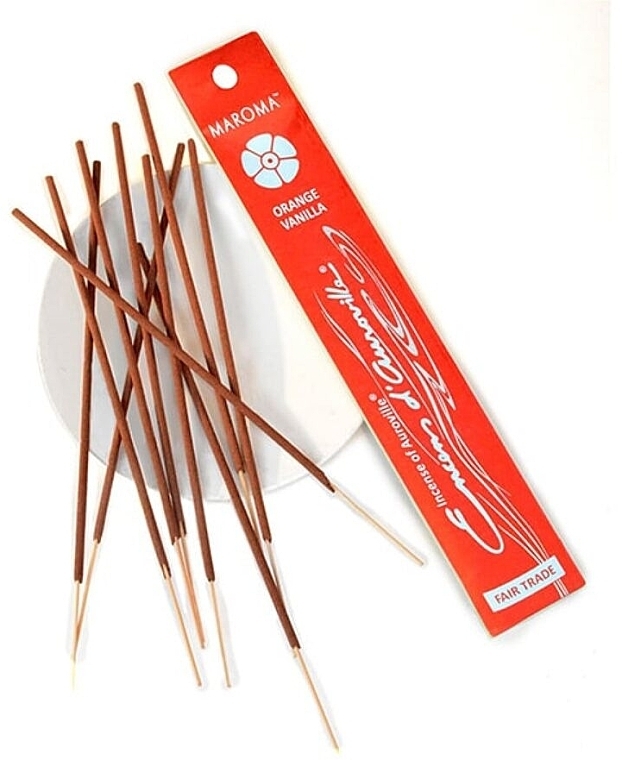 Kadzidełka Pomarańcza-wanilia - Maroma Encens d'Auroville Stick Incense Orange Vanilla — Zdjęcie N2