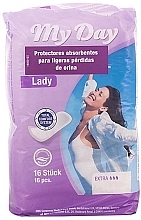 Wkładki na nietrzymanie moczu dla kobiet, 16 szt - My Day Incontinence Towel Extra — Zdjęcie N1