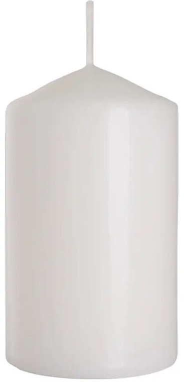 Świeca cylindryczna 60x100 mm, biała - Bispol — Zdjęcie N1