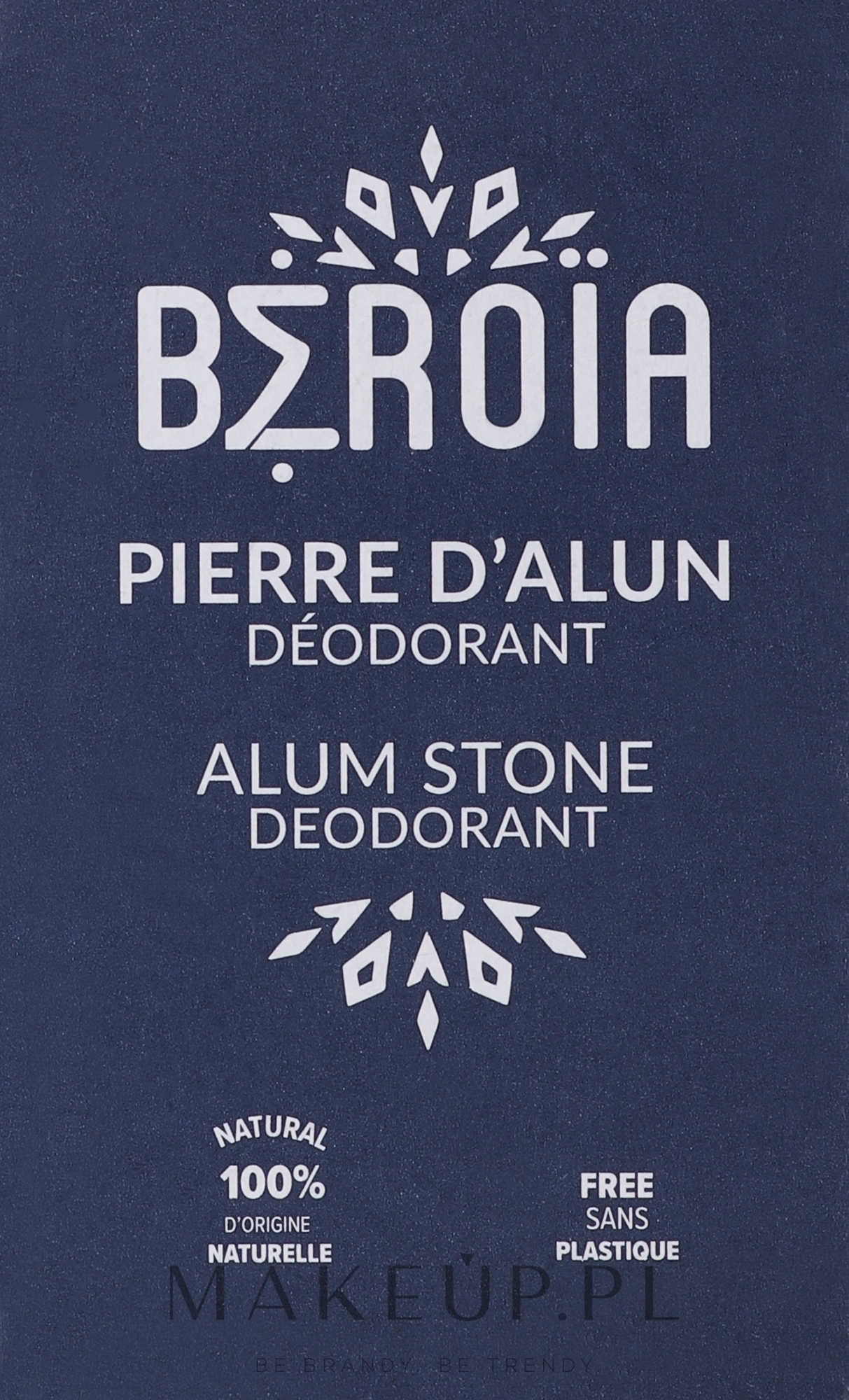 Naturalny dezodorant w kulce - Beroia Alum Stone Deodorant — Zdjęcie 90 g
