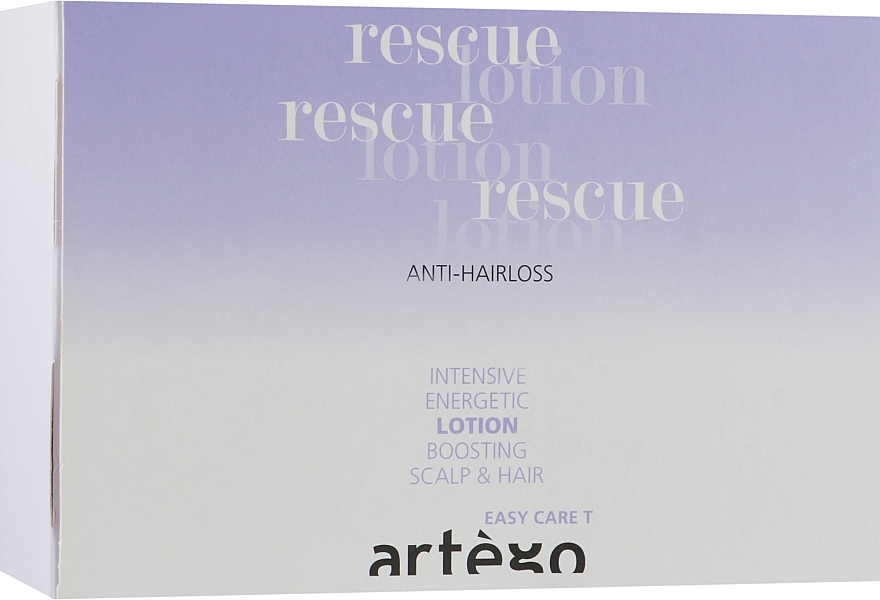 Lotion przeciw wypadaniu włosów w ampułkach - Artego Rescue Lotion