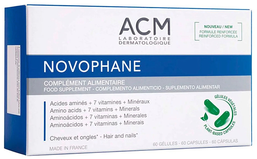 Suplement diety - ACM Laboratoires Novophan Food Supplement  — Zdjęcie N1