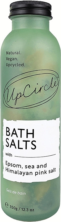 PRZECENA! Mieszanka naturalnych soli do kąpieli Epsom, sól morska i różowa sól himalajska - UpCircle Bath Salts with Epsom, Sea and Himalayan Pink Salt * — Zdjęcie N1