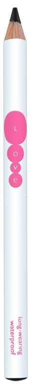 Wodoodporna kredka do oczu - Kallos Cosmetics Love Eyeliner Pencil Waterproof — Zdjęcie N1