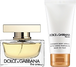 Kup Zestaw (edp 50 ml + b/lot 50 ml) - Dolce & Gabbana The One