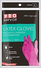 Kup Rękawiczki lateksowe, rozmiar L, różowe - PRO service Professional