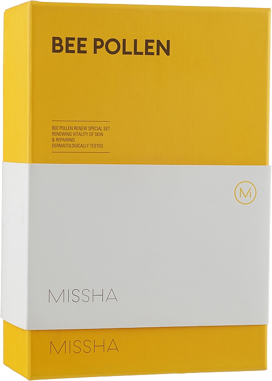 Zestaw - Missha Bee Pollen Renew Special Set (ser/40ml + cr/50ml + treat/30ml) — Zdjęcie N1