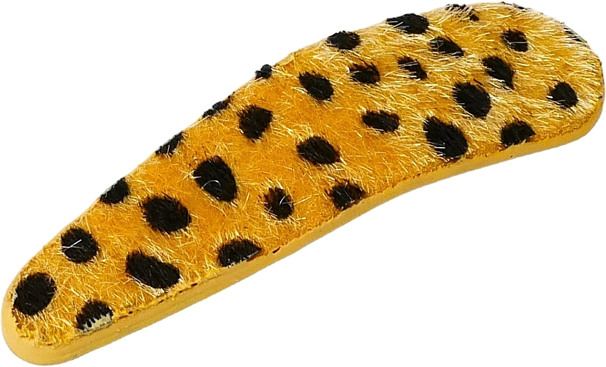Spinka do włosów z futerkiem, żółta - Lolita Accessories  — Zdjęcie N1
