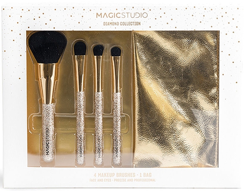 Zestaw pędzli do makijażu - Magic Studio Diamond Complete Brushes Lot — Zdjęcie N1