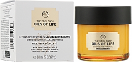 Rewitalizujący krem do twarzy na noc - The Body Shop Oils of Life Sleeping Cream — Zdjęcie N2