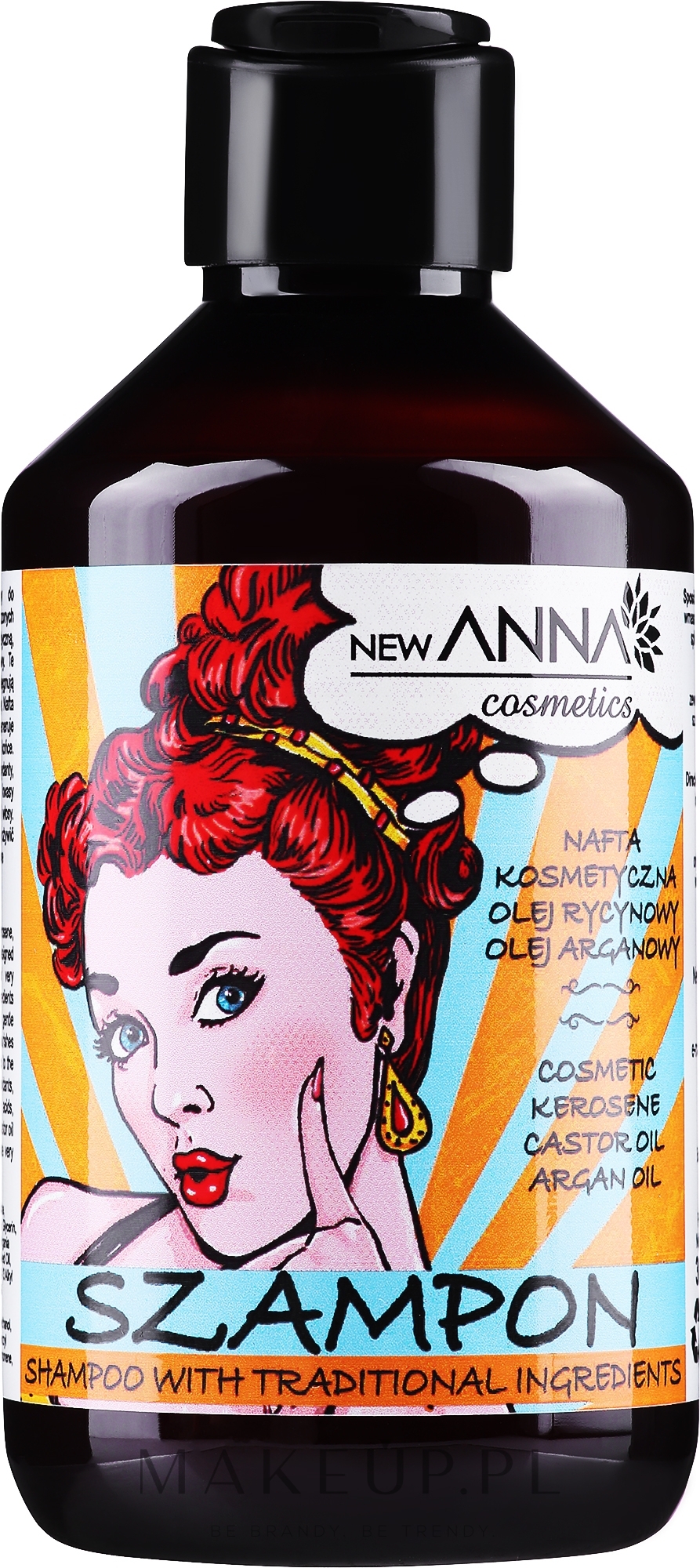 Szampon z naftą kosmetyczną - New Anna Cosmetics — Zdjęcie 300 ml