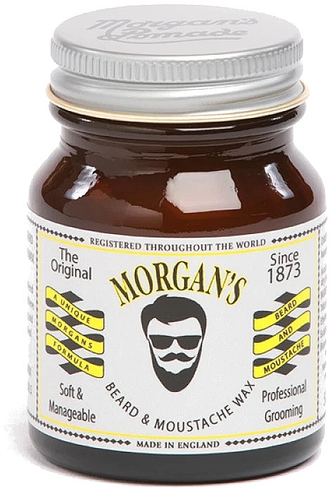 Wosk do wąsów i brody - Morgan`s Beard And Moustache Wax — Zdjęcie N1