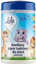 Mokry papier toaletowy dla dzieci Brzoskwinia - Lula Baby Wet (tubka) — Zdjęcie N1
