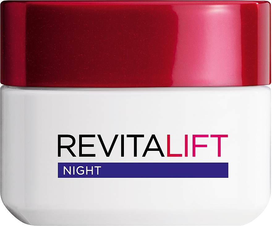 Krem na noc z elastyną przeciw zmarszczkom - L'Oreal Paris Revitalift Night Cream