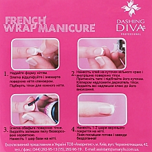 Kup Tipsy do french manicure, duże - Dashing Diva French Wrap Plus Thin White