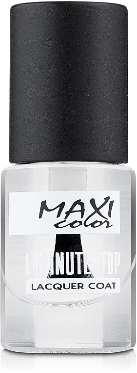 Szybkoschnący top coat - Maxi Color 1 Minute Top Lacquer Coat — Zdjęcie N1