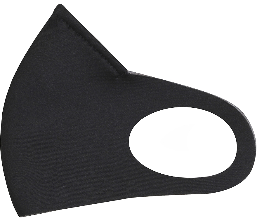 Maska Pitta z mocowaniem, czarny, rozmiar XS - MAKEUP — Zdjęcie N4