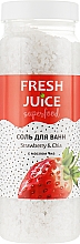 Sól do kąpieli Truskawka i Chia - Fresh Juice Superfood Strawberry & Chia — Zdjęcie N1