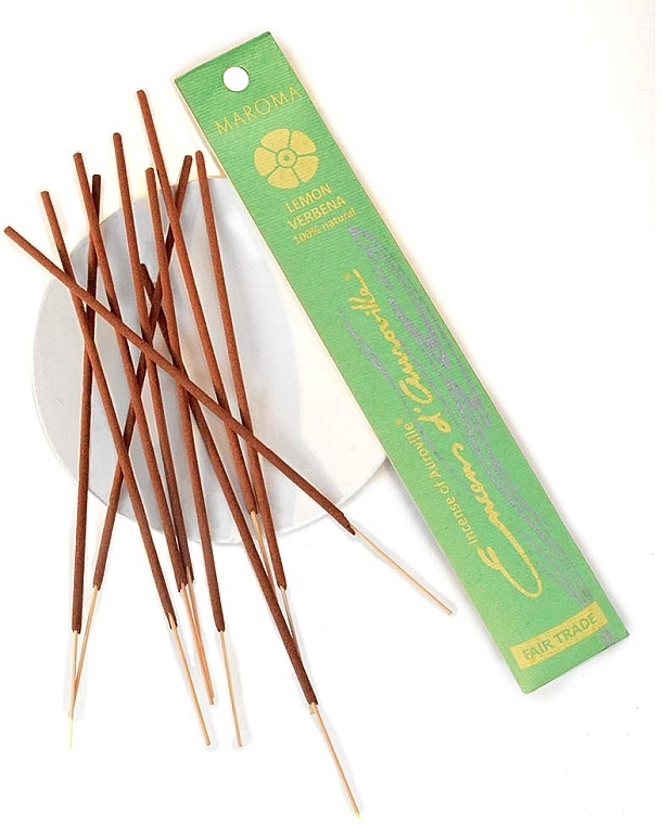 Kadzidełka Cytryna i werbena - Maroma Encens d'Auroville Stick Incense Lemon Verbena — Zdjęcie N3