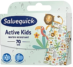 Kup Wodoodporne plastry opatrunkowe dla aktywnych dzieci, 70 cm - Salvequick Active Kids Water Resistant