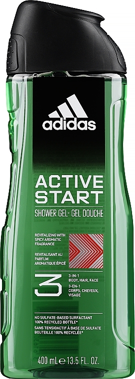 Żel pod prysznic - Adidas Active Start Revitalising Hair & Body Shower — Zdjęcie N1