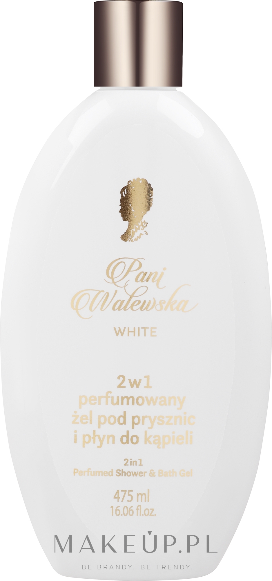 Pani Walewska White - Perfumowany żel pod prysznic i płyn do kąpieli 2 w 1 — Zdjęcie 475 ml