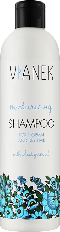 Nawilżający szampon do włosów suchych i normalnych - Vianek Seria niebieska nawilżająca