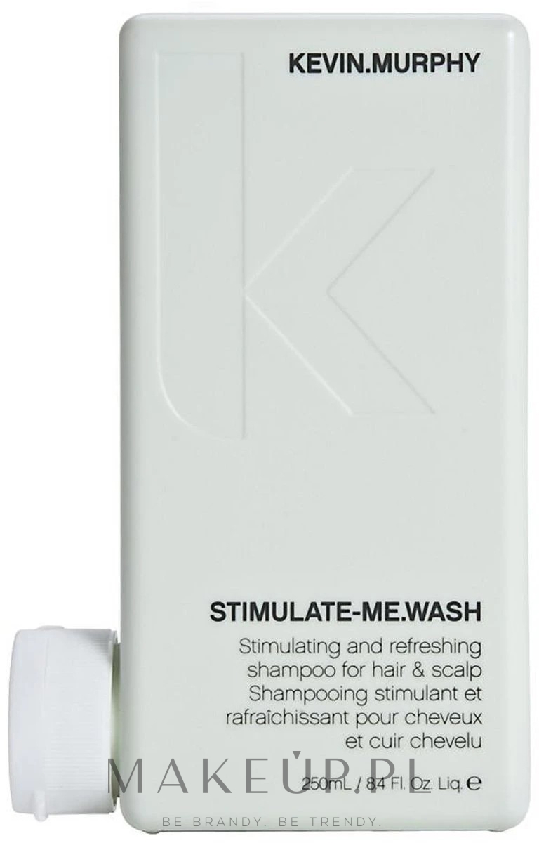 Stymulujący szampon odświeżający do włosów i skóry głowy dla mężczyzn - Kevin.Murphy Stimulate-Me Wash Shampoo — Zdjęcie 250 ml