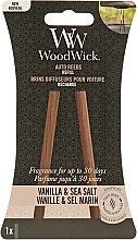 Kup Pałeczki zapachowe do samochodu (uzupełnienie) - Woodwick Vanilla & Sea Salt Auto Reeds Refill