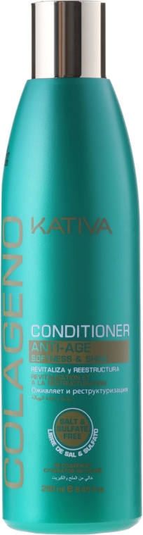 Odżywka rewitalizująca do włosów - Kativa Colageno Conditioner
