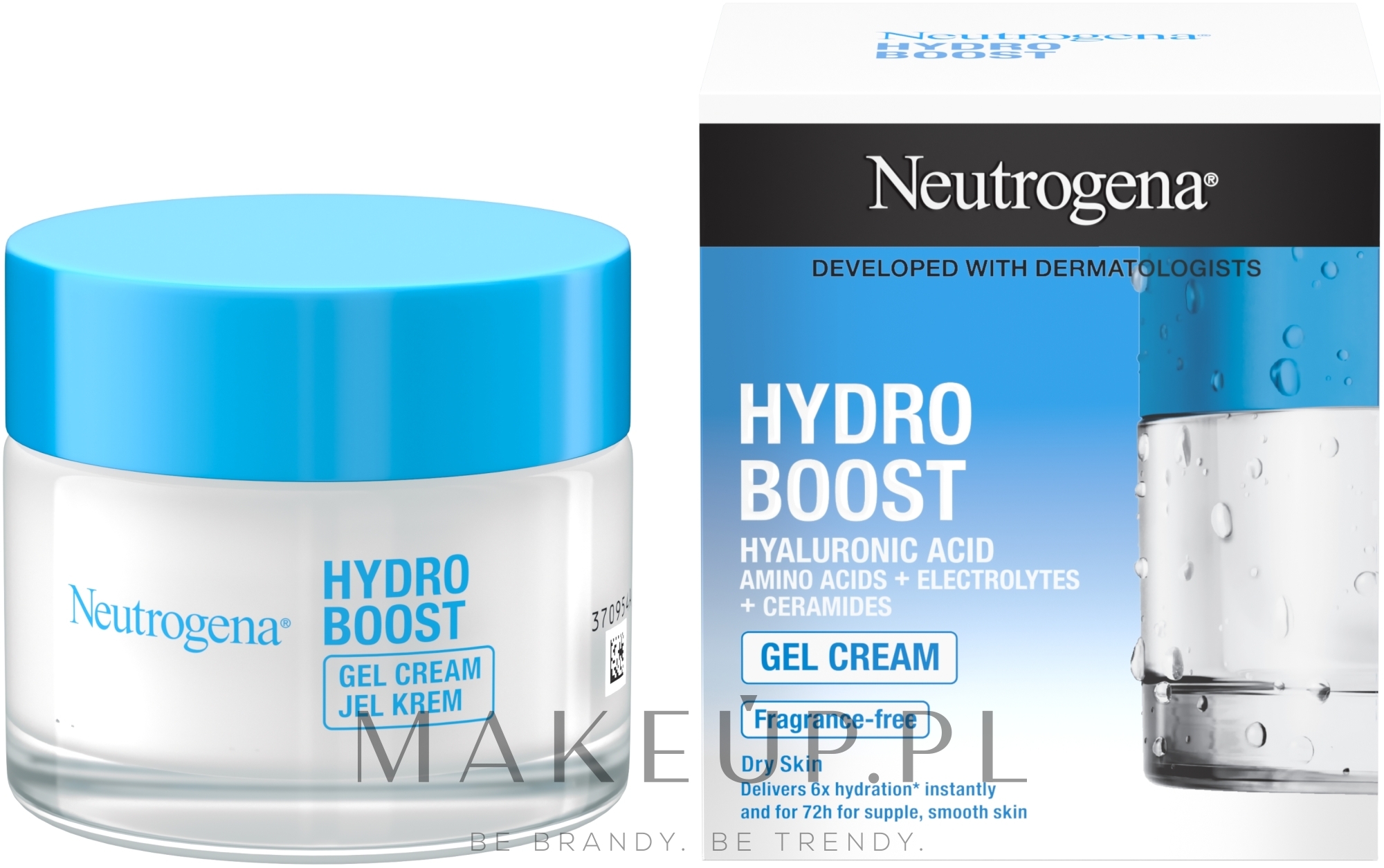 Nawilżający żel-krem do cery suchej - Neutrogena Hydro Boost Gel Cream Moisturiser — Zdjęcie 50 ml