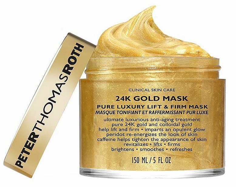 Dyniowa maska enzymatyczna do twarzy - Peter Thomas Roth 24k Gold Mask Pure Luxury Lift & Firm — Zdjęcie N1