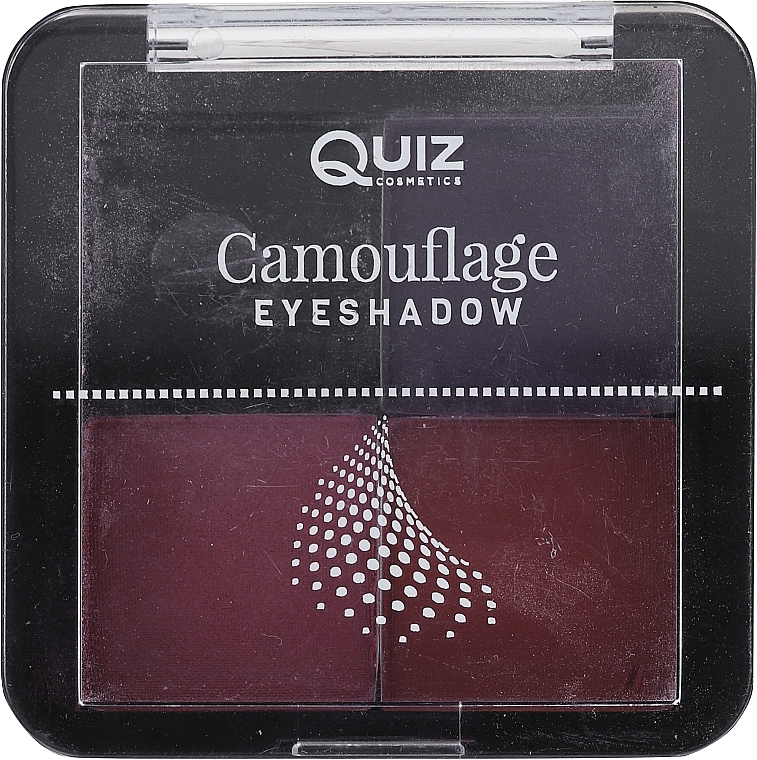 PRZECENA! Poczwórny cień do powiek - Quiz Cosmetics Camouflage Eyeshadow 4 * — Zdjęcie N3