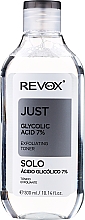 Kup Złuszczający tonik z kwasem glikolowym do twarzy i szyi - Revox Just Glycolic Acid 7% Exfoliating Toner