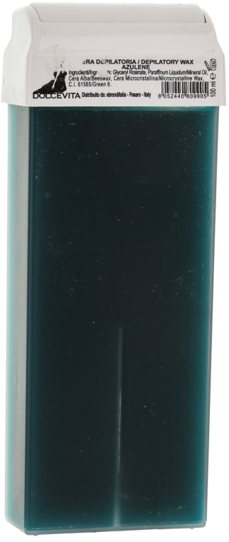 Wosk w kartridżu Niebieski z azulenem - Dolce Vita Depilatory Wax Azulene