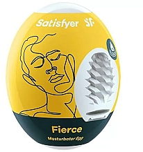 Masturbator jajko, żółty - Satisfyer Masturbator Egg Single Fierce — Zdjęcie N1