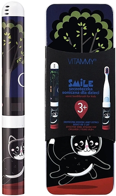 Elektryczna szczoteczka do zębów Smile Black Cat - Vitammy — Zdjęcie N1