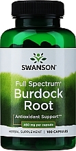 Suplement diety Korzeń łopianu, 460 mg - Swanson Burdock Root — Zdjęcie N1