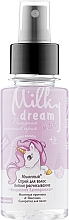 Kup Spray do włosów ułatwiający rozczesywanie Magiczny Jednorożec" - Milky Dream