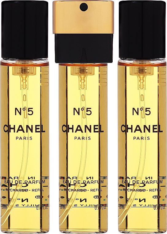 Chanel N°5 Purse Spray Refills - Woda perfumowana (edp/3x20ml) — Zdjęcie N2