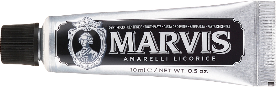 Pasta do zębów - Marvis Dentif Amarelli Licorice (miniprodukt) — Zdjęcie N1