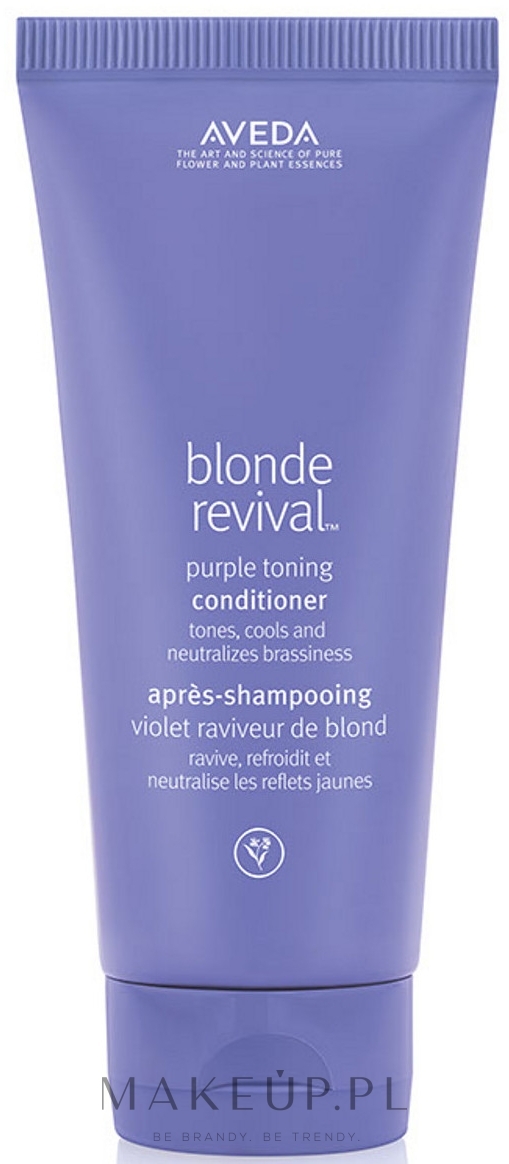 Fioletowa odżywka tonująca do włosów blond - Aveda Blonde Revival Purple Toning Conditioner — Zdjęcie 200 ml