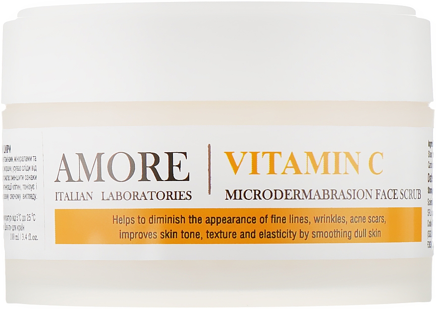 Skoncentrowany peeling peelingujący do mikroresurfacingu skóry - Amore Vitamin C Microdermabrashion Face Scrub — Zdjęcie N1