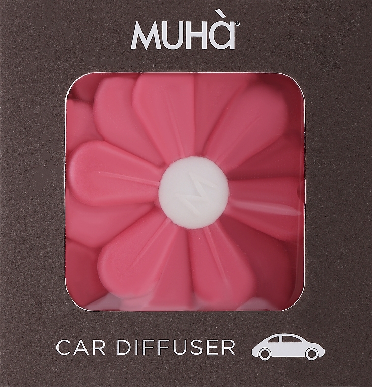 Odświeżacz powietrza do samochodu - Muha Car Flower Fucsia Uva & Fragola — Zdjęcie N2