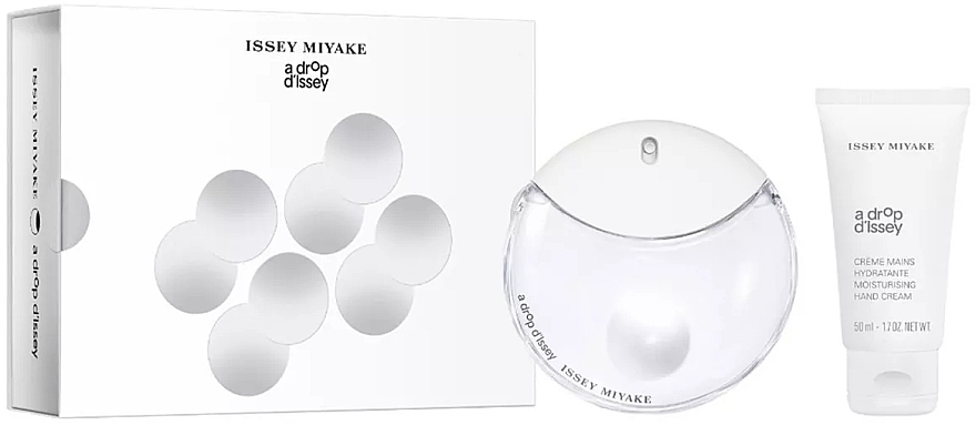 Issey Miyake A Drop D'Issey - Zestaw (edp 50 ml + hand/cr 50 ml)  — Zdjęcie N1