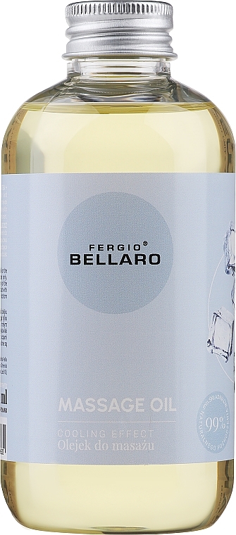 Chłodzący olejek do masażu ciała - Fergio Bellaro Massage Oil Refreshment — Zdjęcie N1