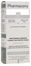 Wybielająca esencja na przebarwienia skóry twarzy - Pharmaceris W Essence Correcting Brown Marks Albucin-PP — Zdjęcie N2